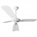 Ventilador de teto ventex yris 3 pas  127v preto / pas pretas (150w) - BRANCO COM PAS BRANCA