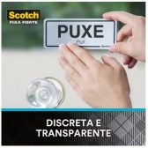 Fita Dupla Face Fixa Forte Transparente 12mm x 2M  3M