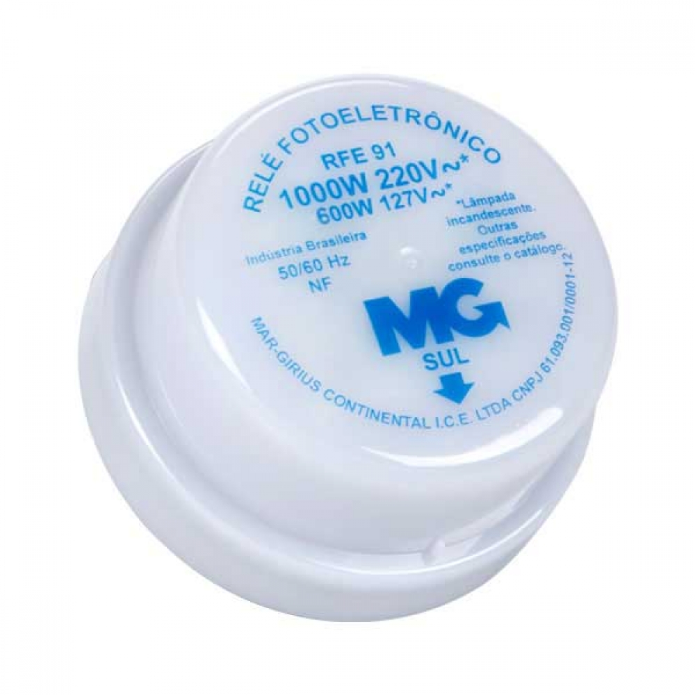 Rele fotocelula bivolt margirius rfe-91 6pop