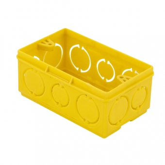 KIT COM 50 CAIXAS PVC 4X2 TRAMONTINA AMARELA