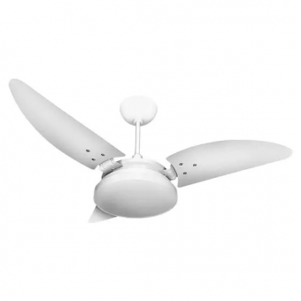 VENTILADOR TETO NINA 127V BRANCO/BRANCO VENTEX (1606)