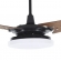 VENTILADOR TETO NUNES 127V PR/ IMBUIA BORDA INF. 6500K  (1908) VENTEX