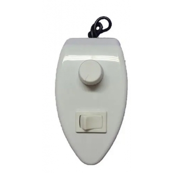 Controle p/vent.teto ext c/dimer cod.3