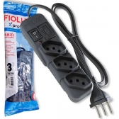 Filtro de linha 3 tomadas 10A fiolux
