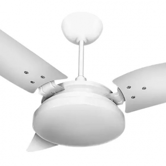 VENTILADOR TETO NINA 127V BRANCO/BRANCO VENTEX (1606)