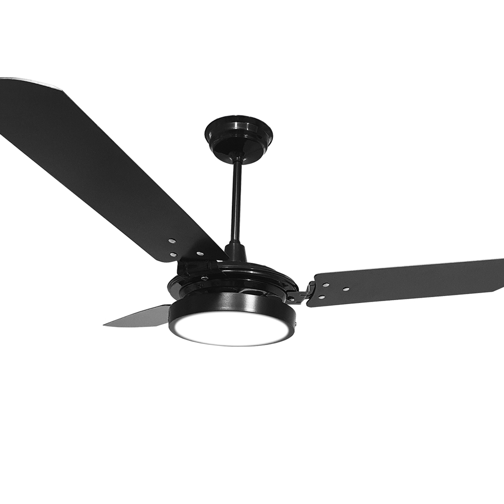 VENTILADOR TETO VALEN LED PRETO 6000K (706) VENTEX