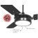 VENTILADOR TETO VALEN LED PRETO 6000K (706) VENTEX