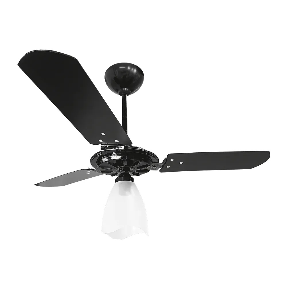 Ventilador de teto ventex yris 3 pas  127v preto / pas pretas (150w) - PRETO COM PAS PRETAS
