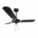 Ventilador de teto ventex yris 3 pas  127v preto / pas pretas (150w) - PRETO COM PAS PRETAS